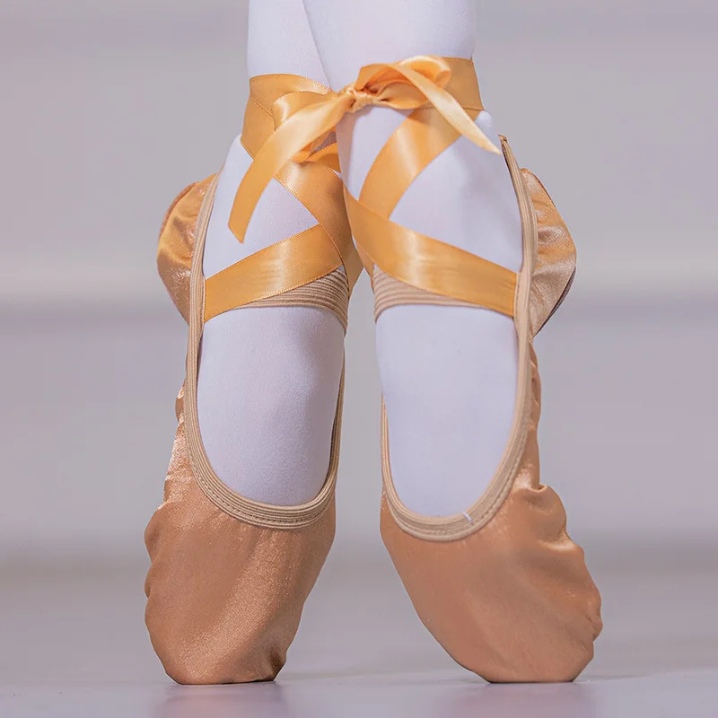Adult Women Satin Lace-up Ballet Shoes Soft Sole Cat Claw Practice Shoes Teacher Style Body Shaping Dancing Slippers Summer
Adult Women Satin Lace-up Ballet Shoes Soft Sole Cat Claw Practice Shoes Teacher Style Body Shaping Dancing Slippers Summer