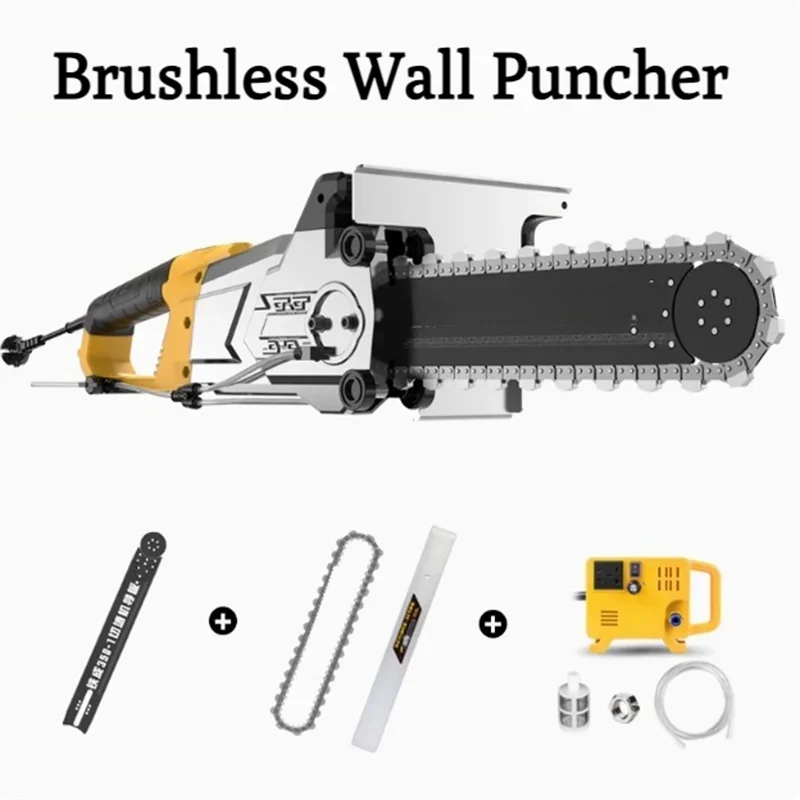 Multi-Function Electric Chain Cutting Saw Door Cutting Brushless Diamond Stone Cutting Machine Concrete Wall Puncher
Multi-Function Electric Chain Cutting Saw Door Cutting Brushless Diamond Stone Cutting Machine Concrete Wall Puncher
