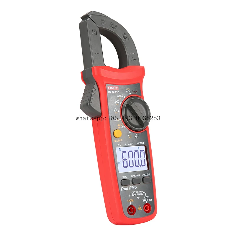 UT202A+ Digital AC Current Clamp Meter Multimeter True RMS 400-600A Auto Range Voltmeter Resistance Test UT202A
UT202A+ Digital AC Current Clamp Meter Multimeter True RMS 400-600A Auto Range Voltmeter Resistance Test UT202A