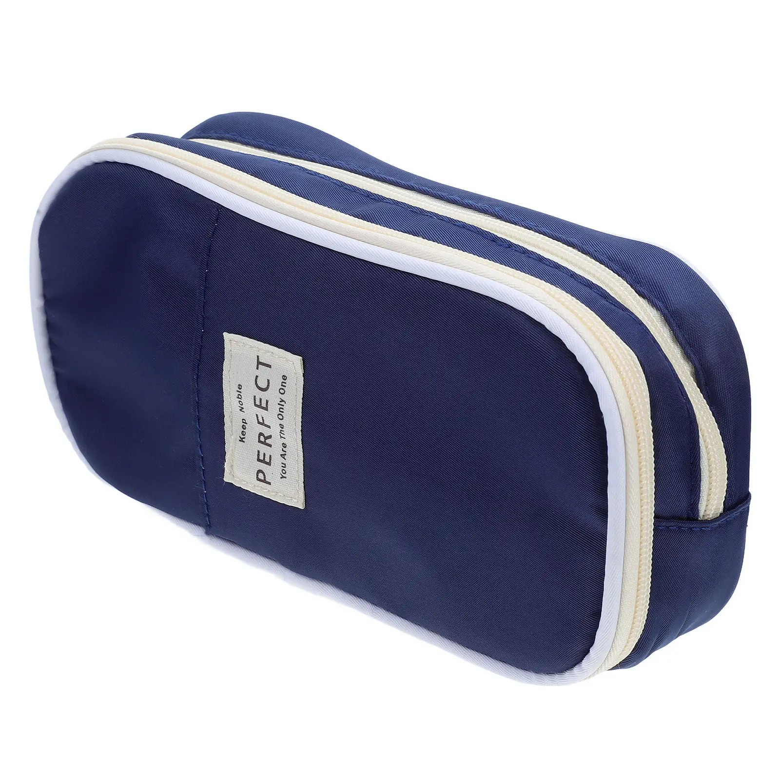 Вместительный темно-синий пенал на молнии для подростков, органайзер для ручек, маркеров, карандашей
Вместительный темно-синий пенал на молнии для подростков, органайзер для ручек, маркеров, карандашей