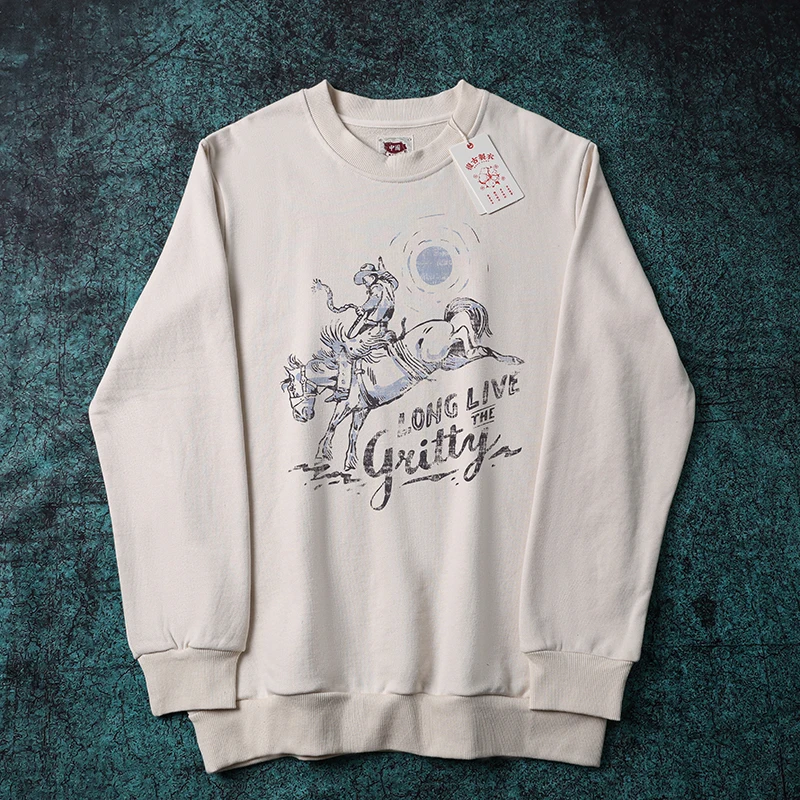 Xie Xianen American Retro Cowboy Knight Hoodie Vintage White Faionable ex Overhead Sweatirt Casual round Ne
Xie Xianen American Retro Cowboy Knight Hoodie Vintage White Faionable ex Overhead Sweatirt Casual round Ne