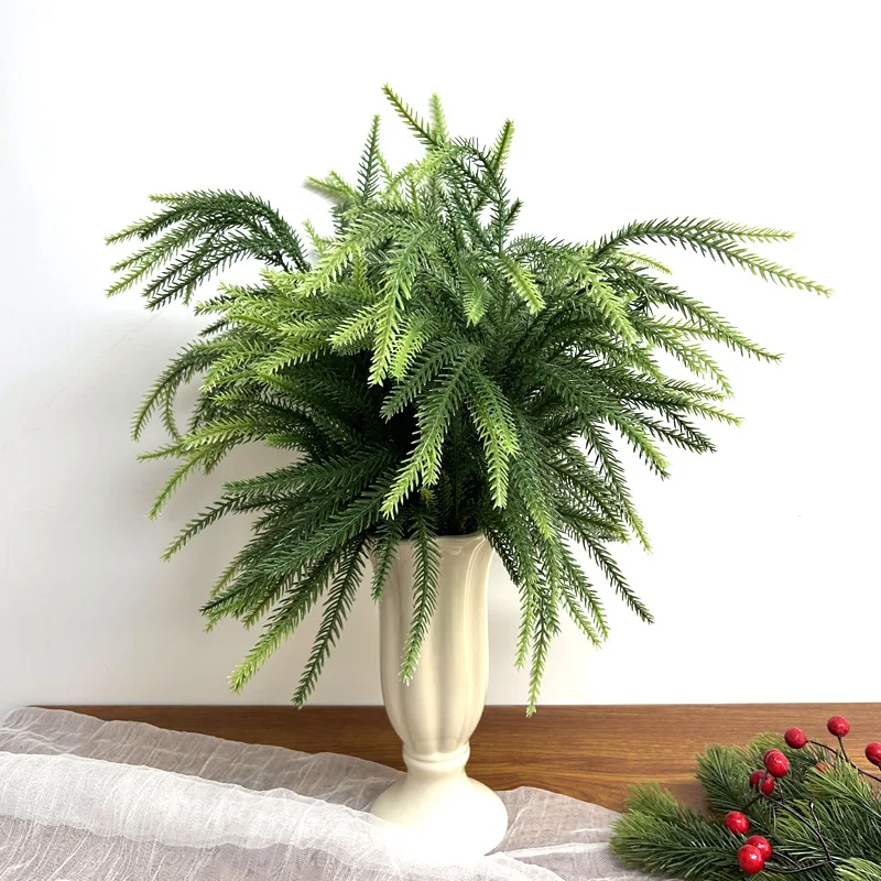 Norfolk Soft Glue Pine Needles Single Simulated Green Plants Artificial flowers Wedding Christmas Home Decor Ornament
Norfolk Soft Glue Pine Needles Single Simulated Green Plants Artificial flowers Wedding Christmas Home Decor Ornament