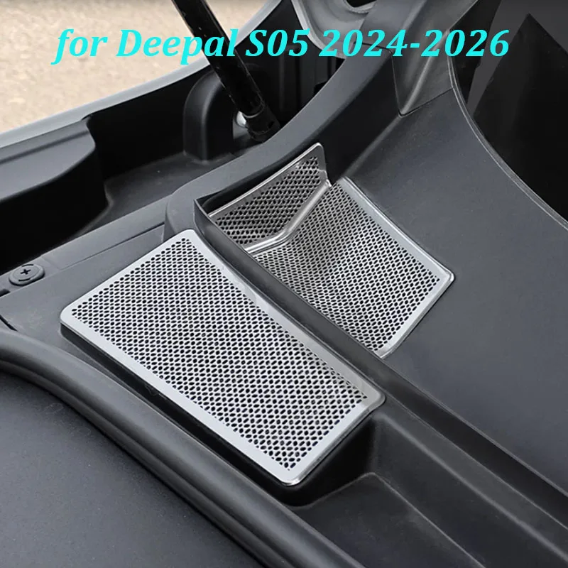 Front Cabin Air Intake Grille Protective Cover for Deepal S05 2024-2026, Anti-Clog Insect Proof Mesh Air Inlet Guard Accessories
Front Cabin Air Intake Grille Protective Cover for Deepal S05 2024-2026, Anti-Clog Insect Proof Mesh Air Inlet Guard Accessories
