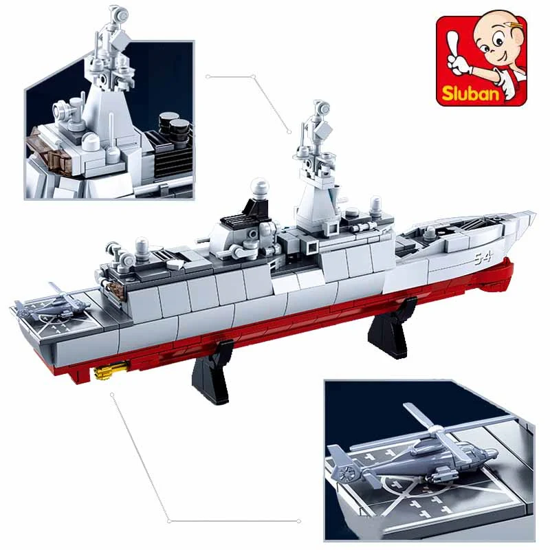 Конструктор Sluban игрушки 054A сосуд эскорт 417 шт. модельные блоки B0702 Совместимость с ведущими брендами строительные комплекты
Конструктор Sluban игрушки 054A сосуд эскорт 417 шт. модельные блоки B0702 Совместимость с ведущими брендами строительные комплекты