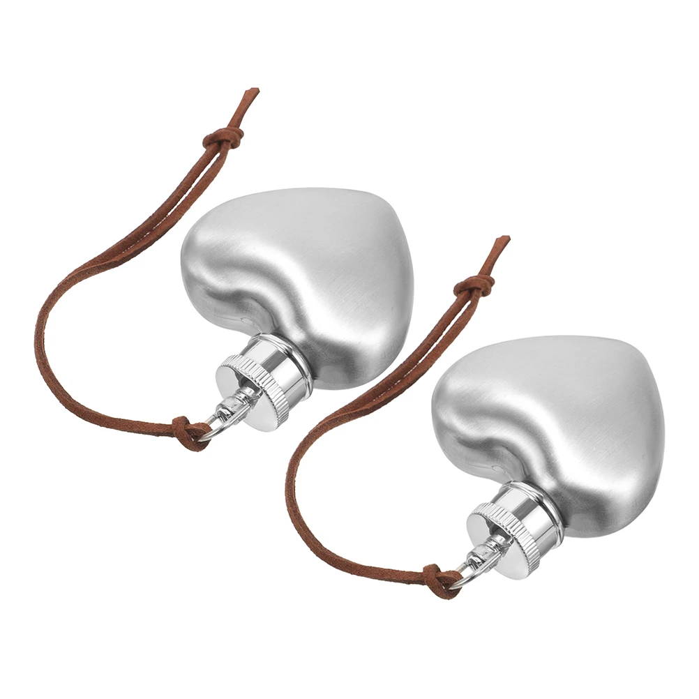 2Pcs Portable Heart Shaped Hip Flask Set Stainless Steel Wine Container Perfect For Outdoor Adventure
2Pcs Portable Heart Shaped Hip Flask Set Stainless Steel Wine Container Perfect For Outdoor Adventure