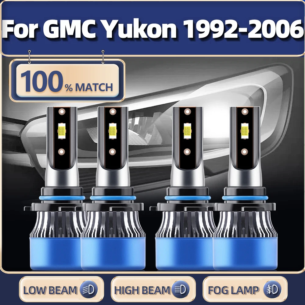 Car LED Headlight 240W 40000LM Auto Headlight Bulbs 12V 6000K White For GMC Yukon 1992-1999 2000 2001 2002 2003 2004 2005 2006
Car LED Headlight 240W 40000LM Auto Headlight Bulbs 12V 6000K White For GMC Yukon 1992-1999 2000 2001 2002 2003 2004 2005 2006