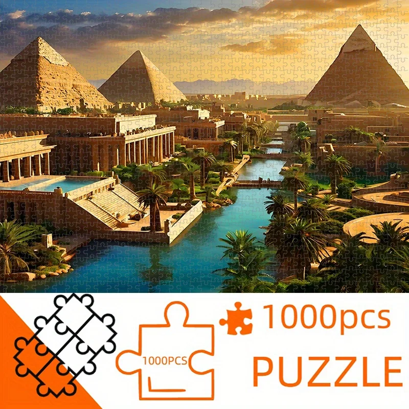 Adult Jigsaw Puzzle 1000 PiecesAncient Egypt Landscape Exercise Brain Thinking Holiday Birthday Gift
Adult Jigsaw Puzzle 1000 PiecesAncient Egypt Landscape Exercise Brain Thinking Holiday Birthday Gift