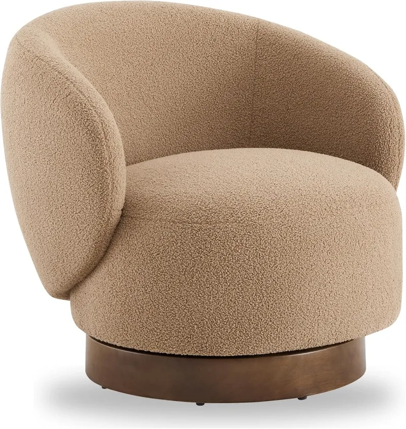 Swivel Accent Chair Round Barrel Armchair Upholstered Performance Fabric for Living Room Bedroom Reading Waitingroom1 PCS Saddle
Swivel Accent Chair Round Barrel Armchair Upholstered Performance Fabric for Living Room Bedroom Reading Waitingroom1 PCS Saddle