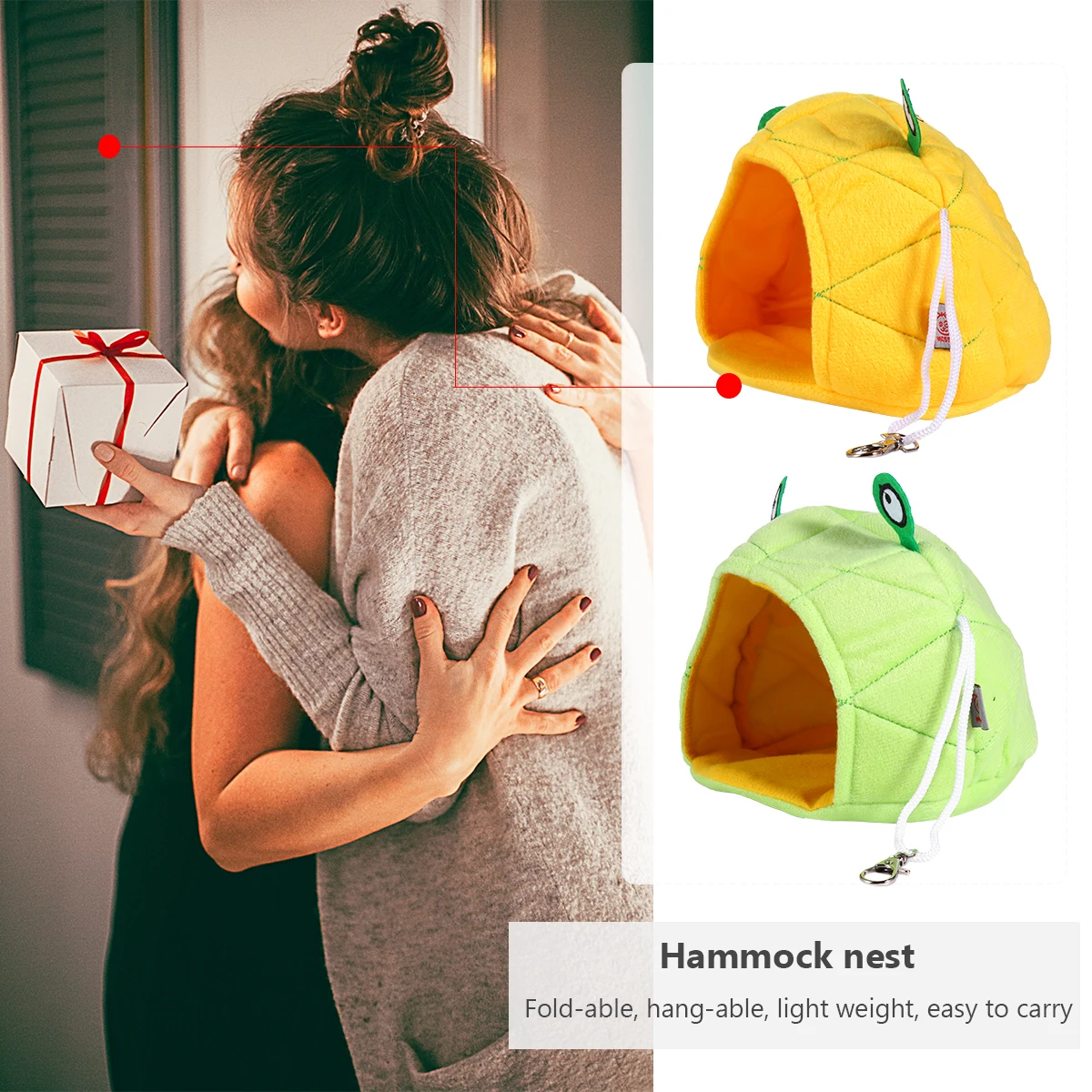 2 pcs Pet Warm Nest Bed Cat Cotes Beds Hangable Nests Cartoon Cages Odorless Non Toxic Safe Metal Hooks Adorable
2 pcs Pet Warm Nest Bed Cat Cotes Beds Hangable Nests Cartoon Cages Odorless Non Toxic Safe Metal Hooks Adorable