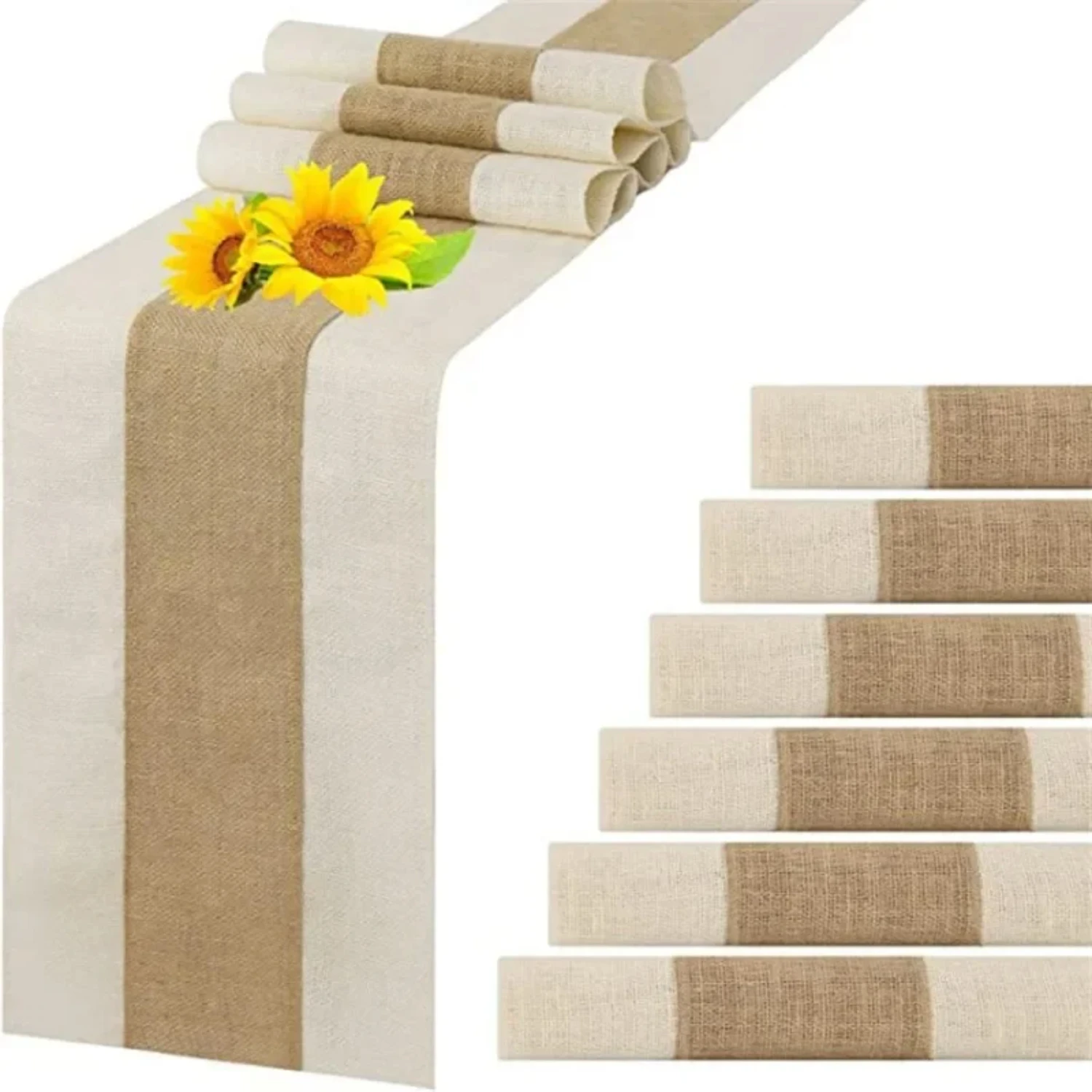 Wholesale Luxury Burlap Table Runner with Light Edge for Farmhouse Dining - 10Pcs Wedding Decor and Party Table Decor Passover
Wholesale Luxury Burlap Table Runner with Light Edge for Farmhouse Dining - 10Pcs Wedding Decor and Party Table Decor Passover