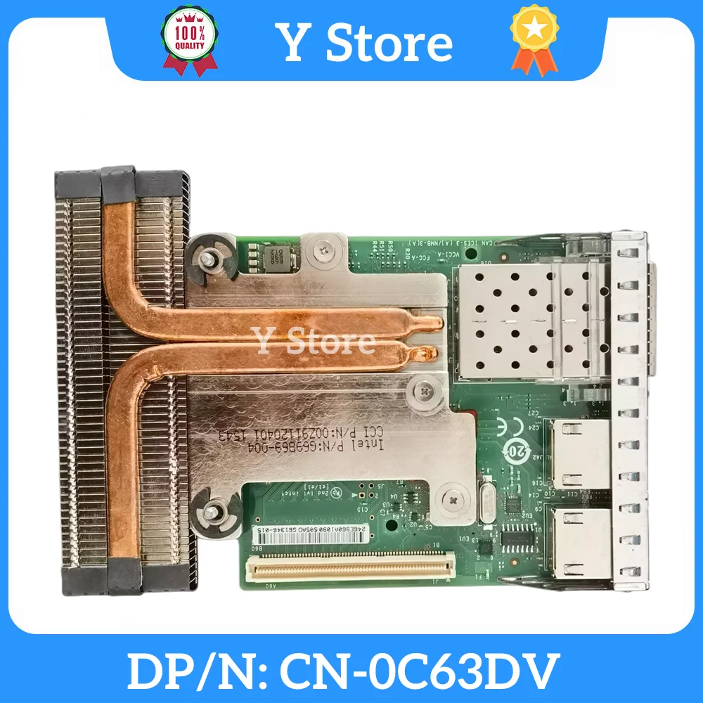 Y Store, оптоволоконная 10-гигабитная оптическая портовая сетевая карта 0C63DV C63DV для R630 R730 сервера 10-гигабитная оптическая Ethernet-карта
Y Store, оптоволоконная 10-гигабитная оптическая портовая сетевая карта 0C63DV C63DV для R630 R730 сервера 10-гигабитная оптическая Ethernet-карта