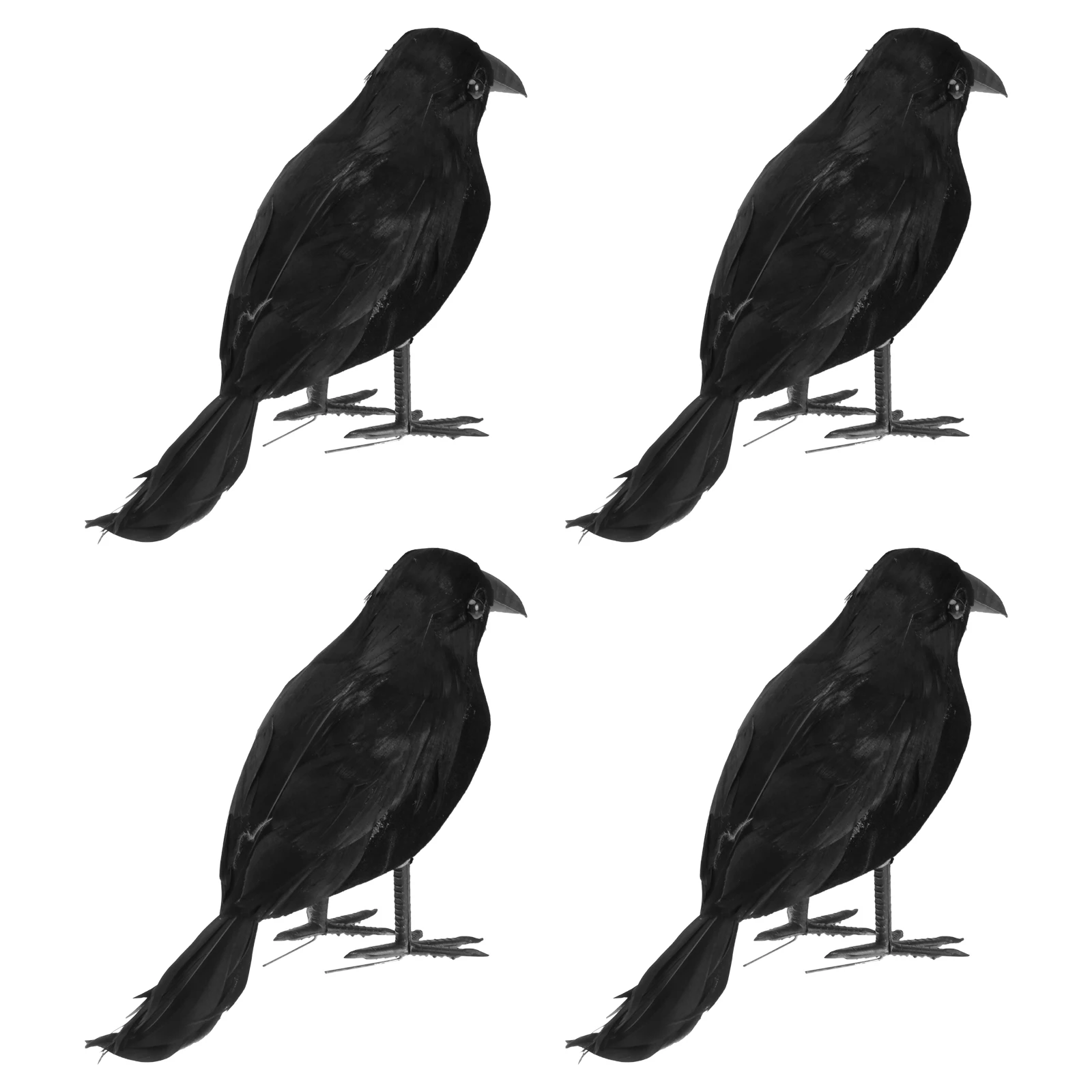 4pcs Mini Simulation Crow Ornaments Artificial Decor for Halloween Easter Desktop Garden Statue Decoration
4pcs Mini Simulation Crow Ornaments Artificial Decor for Halloween Easter Desktop Garden Statue Decoration