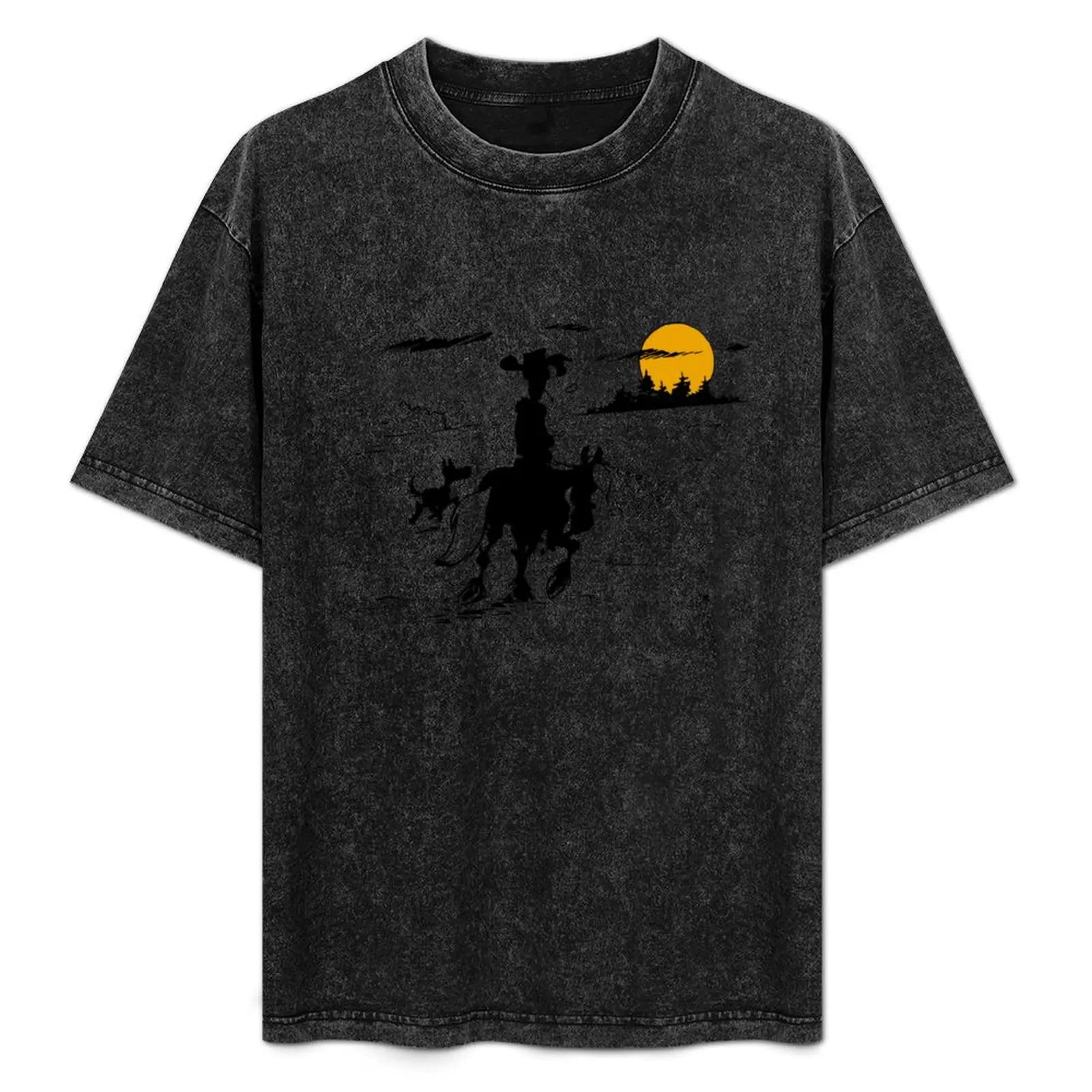 Lúcky American Lúké with Jolly Jumper and Rantanplan T-Shirt Regular Fit Plain Tee Shirt
Lúcky American Lúké with Jolly Jumper and Rantanplan T-Shirt Regular Fit Plain Tee Shirt