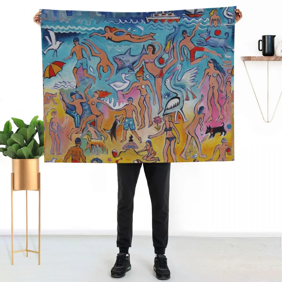 Beach fun Throw Blanket Cozy Throw Blanket for Bed Sofa Chair
Beach fun Throw Blanket Cozy Throw Blanket for Bed Sofa Chair