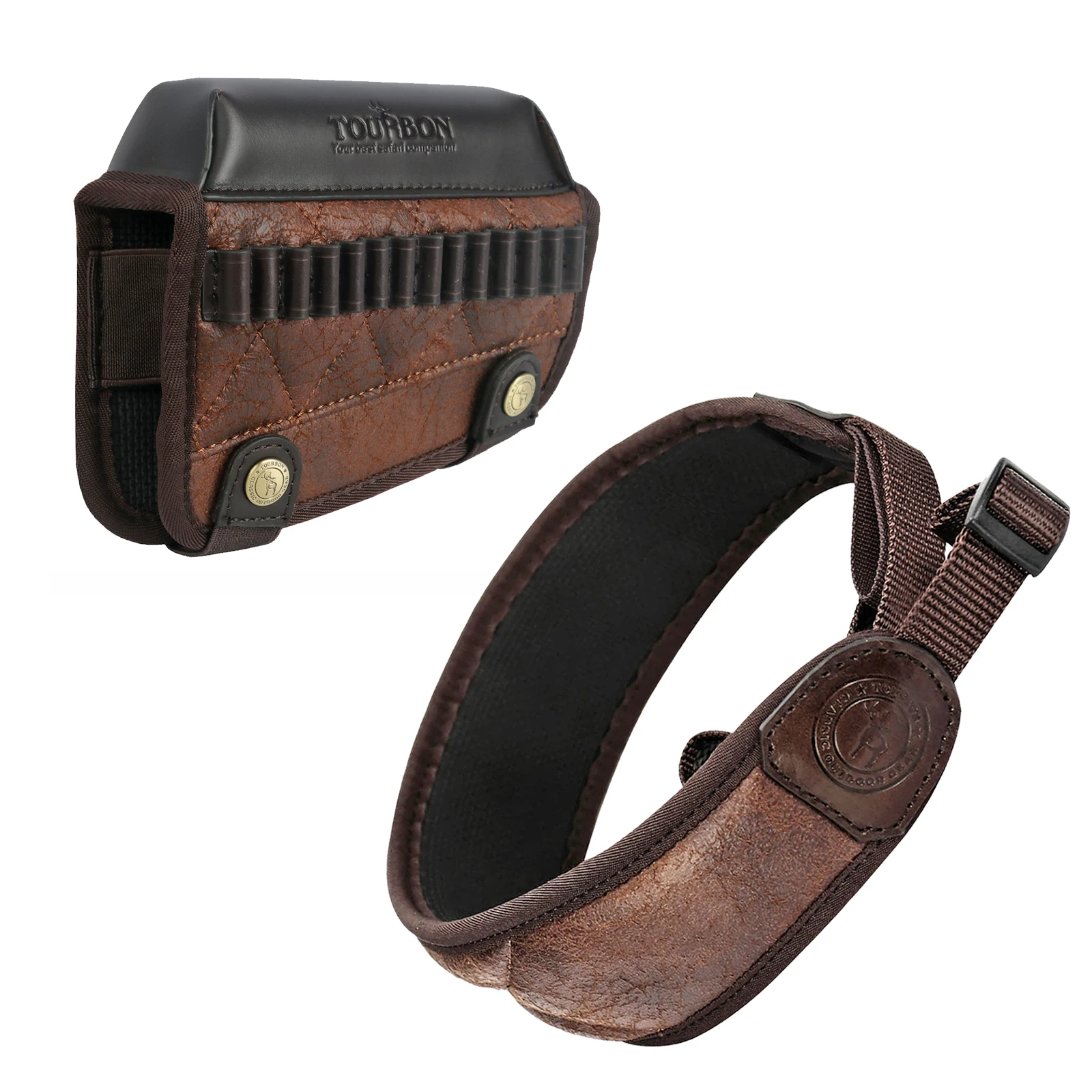 Tourbon Hunting Rimfire Rifle .22 LR /17 HMR Cartridges Bullet Holder Gun Cheek Rest Riser Gun Sling Rifle Strap Padded (1 Set)
Tourbon Hunting Rimfire Rifle .22 LR /17 HMR Cartridges Bullet Holder Gun Cheek Rest Riser Gun Sling Rifle Strap Padded (1 Set)