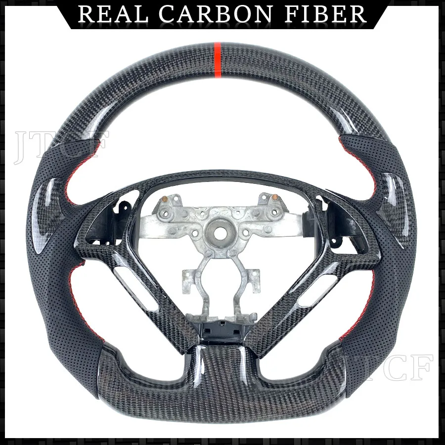 For Infiniti G37 G35 G25 Q60 2010 2011 2012 2013 2014 Steering Wheel Carbon Fiber Automotive Interior Accessories
For Infiniti G37 G35 G25 Q60 2010 2011 2012 2013 2014 Steering Wheel Carbon Fiber Automotive Interior Accessories