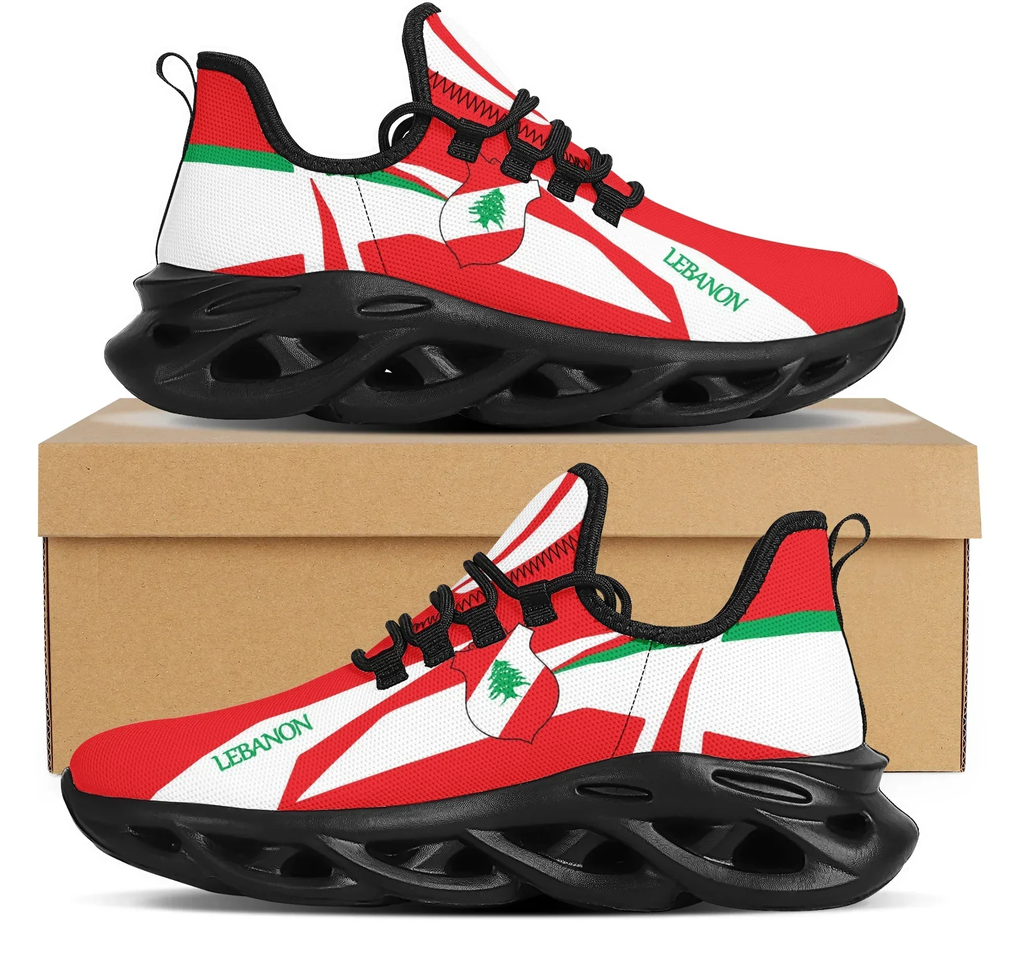 Spring Summer Breathable Lace up Mesh Swing Sneakers Lebanon Flag Printed Ladies Running Shoes Lightweight Zapatos
Spring Summer Breathable Lace up Mesh Swing Sneakers Lebanon Flag Printed Ladies Running Shoes Lightweight Zapatos