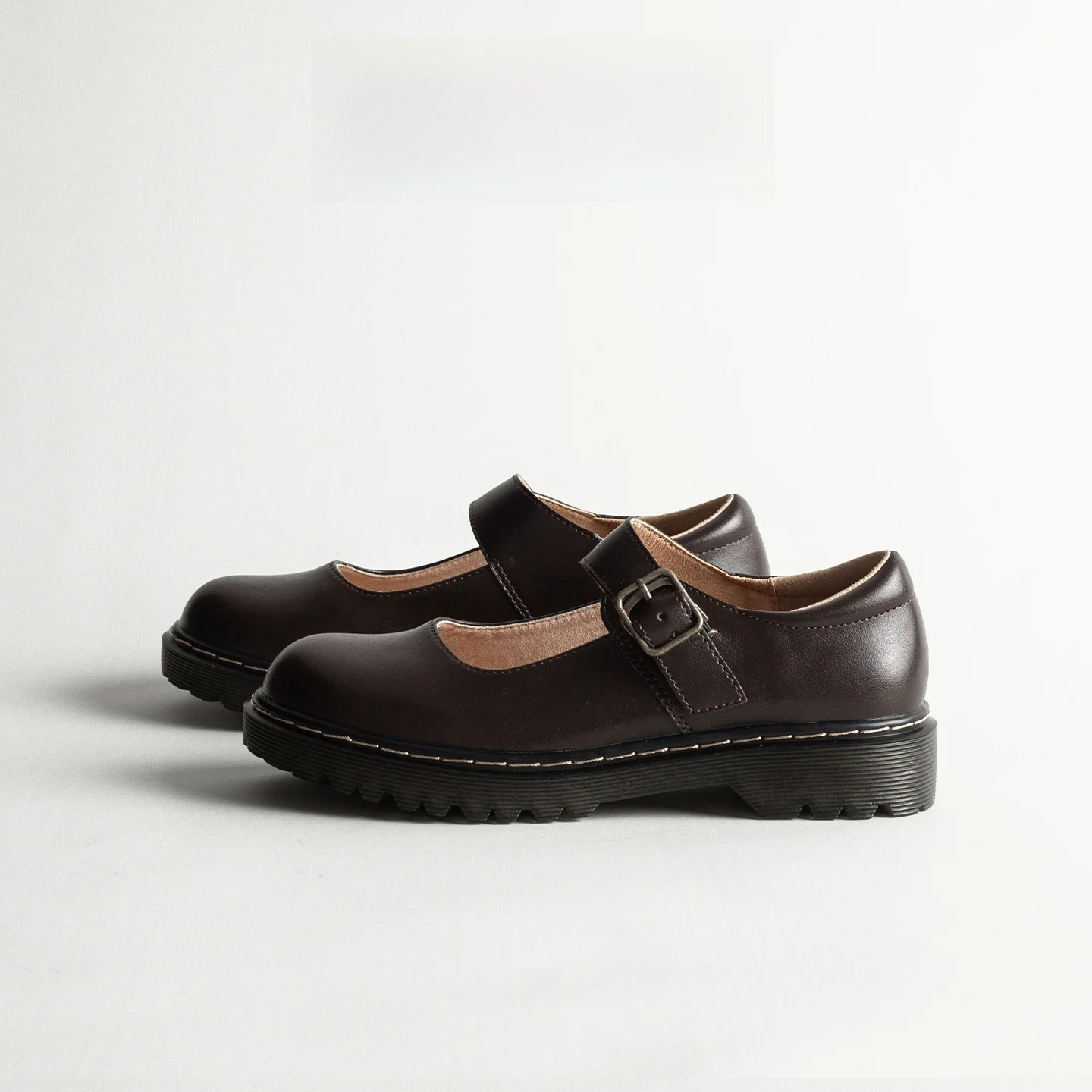 Brown Genuine Leather Retro Mary Janes Women's Shoes Spring Versatile Japanese Style College Uniform Strap Buckle Small Leath...
Brown Genuine Leather Retro Mary Janes Women's Shoes Spring Versatile Japanese Style College Uniform Strap Buckle Small Leath...