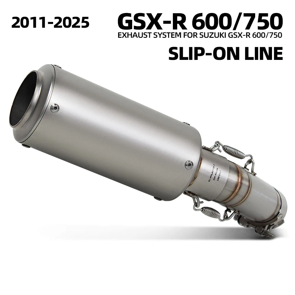 For Suzuki GSXR600 GSXR750 2011-2025 Motorcycle Slip on Line Exhaust Modify Middle Pipe Project Muffler Escape
For Suzuki GSXR600 GSXR750 2011-2025 Motorcycle Slip on Line Exhaust Modify Middle Pipe Project Muffler Escape