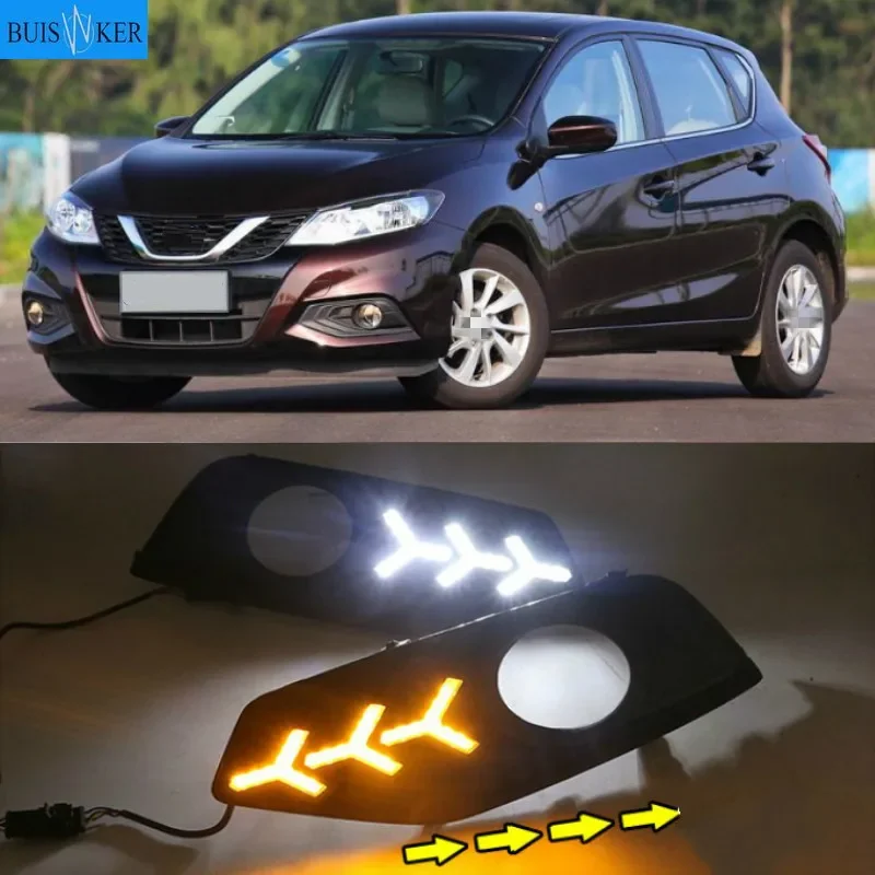 1 Pair For Nissan Tiida 2016-2019 of 12V Car Auto LED Daytime Running Light Lamp DRL Fog Lamp
1 Pair For Nissan Tiida 2016-2019 of 12V Car Auto LED Daytime Running Light Lamp DRL Fog Lamp