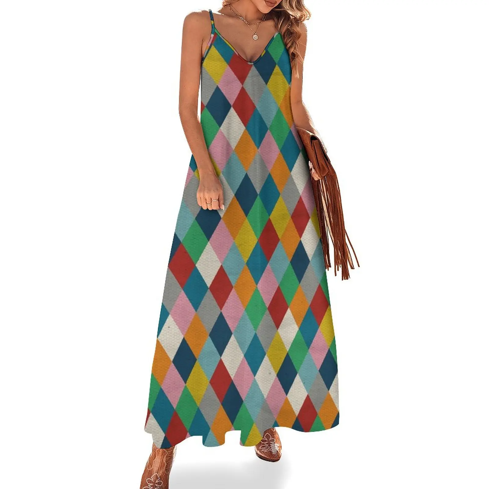 Harlequin Sleeveless Long Dress dresses for womens 2025 chic and elegant woman dress dress summer 2025 women
Harlequin Sleeveless Long Dress dresses for womens 2025 chic and elegant woman dress dress summer 2025 women