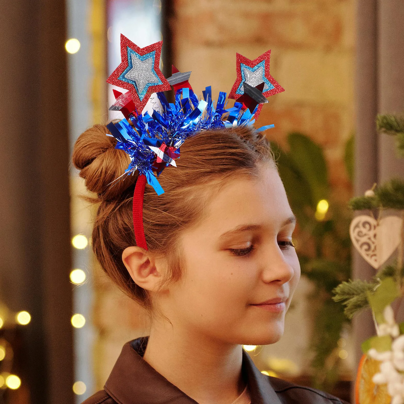 Pentagram Headband Red White Blue Star Hair Accessory Patriotic Party National Day Decor Usa Flag Independence Day
Pentagram Headband Red White Blue Star Hair Accessory Patriotic Party National Day Decor Usa Flag Independence Day
