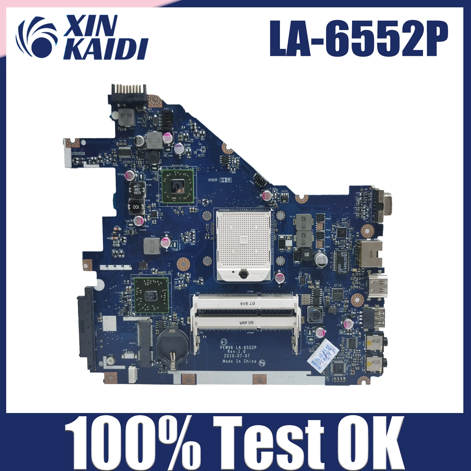 PEW96 LA-6552P MBR 4602001 Материнская плата для ноутбука Acer Aspire 5552 5552G, основная плата DDR3
PEW96 LA-6552P MBR 4602001 Материнская плата для ноутбука Acer Aspire 5552 5552G, основная плата DDR3