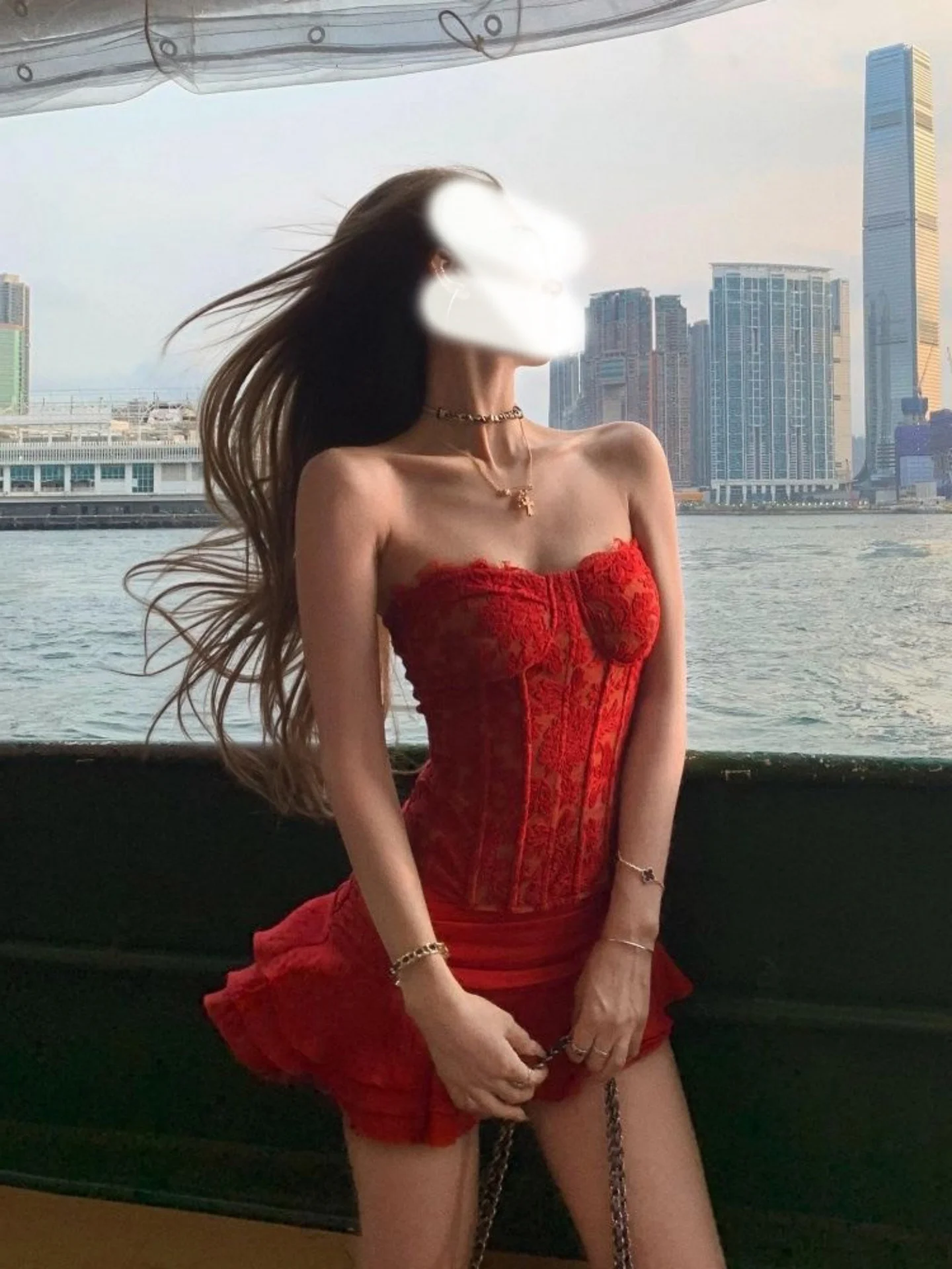 Sexy Red Lace Crop Top And High Waist Skirt Two Piece Set Women's Fashion Summer Breathable Polyester Uniforms for Adults
Sexy Red Lace Crop Top And High Waist Skirt Two Piece Set Women's Fashion Summer Breathable Polyester Uniforms for Adults