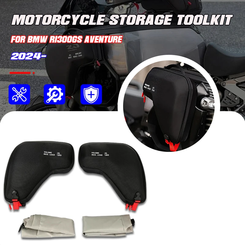 New Motorcycle Accessories Radiator Cowl Bag Side Tool Storage Bags For Bmw r1300gs adv R1300GS ADV R 1300 GS Adventure 2024-
New Motorcycle Accessories Radiator Cowl Bag Side Tool Storage Bags For Bmw r1300gs adv R1300GS ADV R 1300 GS Adventure 2024-
