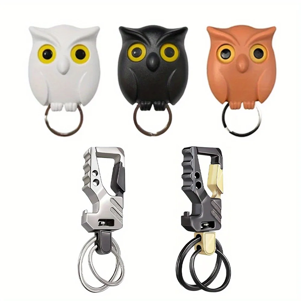 2 Pack Keychain and 3 Pack Owl Key Holder, Magnetic Owl Key Holder, Keychain with Bottle Opener
2 Pack Keychain and 3 Pack Owl Key Holder, Magnetic Owl Key Holder, Keychain with Bottle Opener