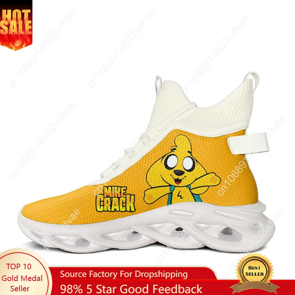 Mikecracks High Top Flats Sneakers Mens Womens Sports Running Shoes High Quality Sneaker Lace Up Mesh Footwear Custom Made Shoe
Mikecracks High Top Flats Sneakers Mens Womens Sports Running Shoes High Quality Sneaker Lace Up Mesh Footwear Custom Made Shoe