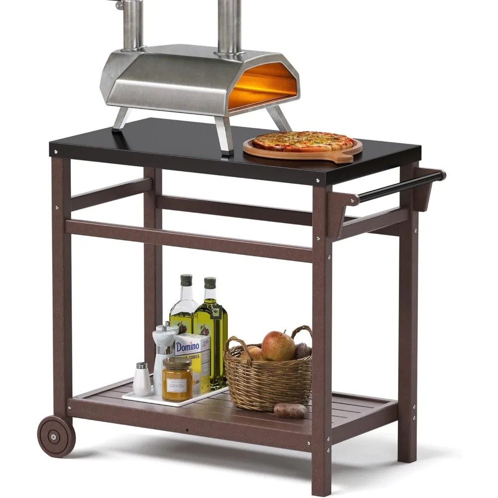 Outdoor Prep Dining Table,Movable Pizza Oven Stand, Stainless Steel Patio Bar Cart,Patio Grilling Backyard BBQ Grill Cart
Outdoor Prep Dining Table,Movable Pizza Oven Stand, Stainless Steel Patio Bar Cart,Patio Grilling Backyard BBQ Grill Cart