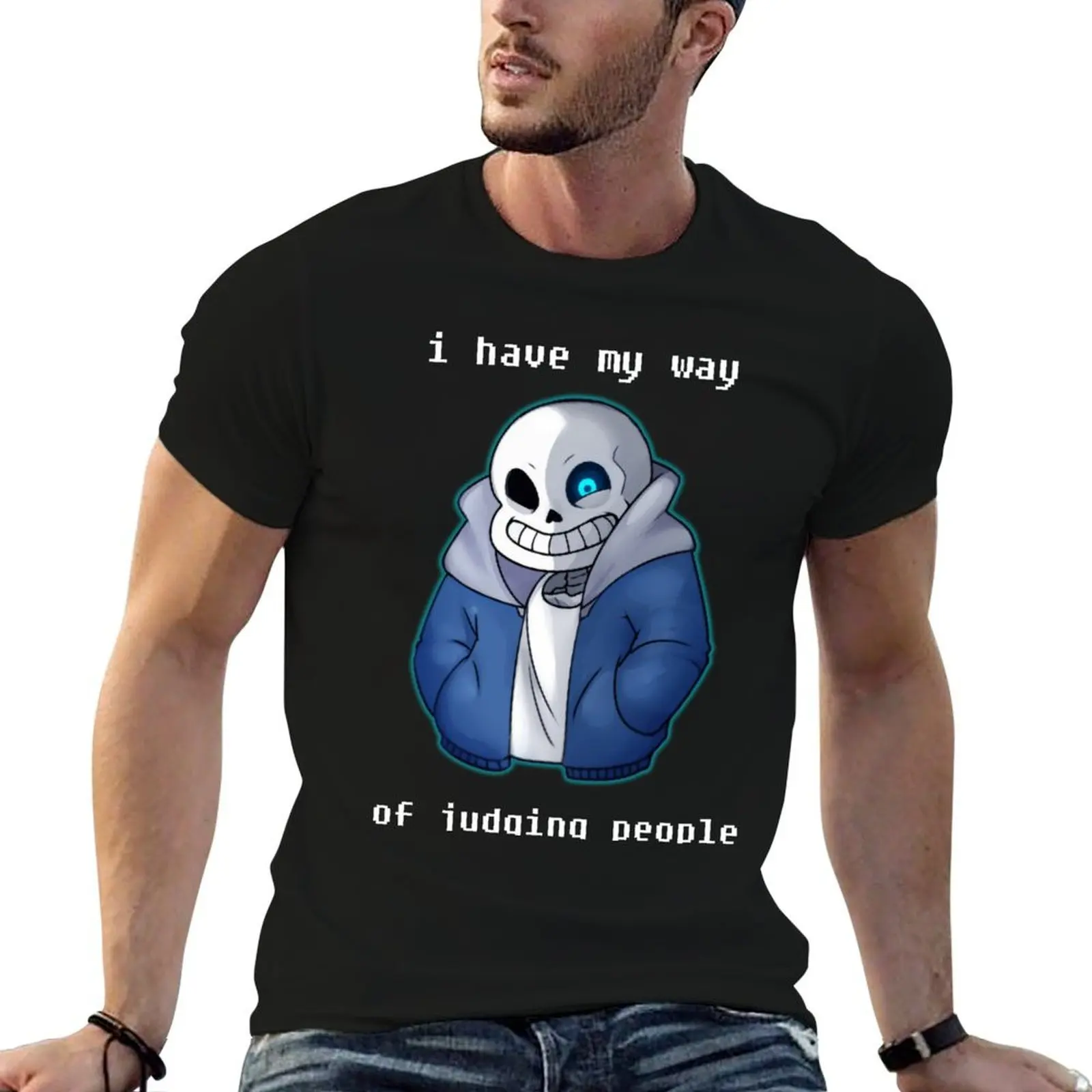 Sans Judgemental T-Shirt t shirt men 100% cotton luxury brand anime t shirts oversize t shirt personalised T-shirt
Sans Judgemental T-Shirt t shirt men 100% cotton luxury brand anime t shirts oversize t shirt personalised T-shirt