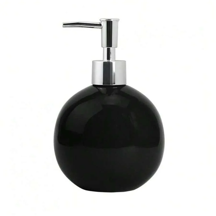 123Arts Ceramic Lotion Bottle Hand Soap Dispenser 18oz/550ml Black Round PUMP DISPENSER
123Arts Ceramic Lotion Bottle Hand Soap Dispenser 18oz/550ml Black Round PUMP DISPENSER