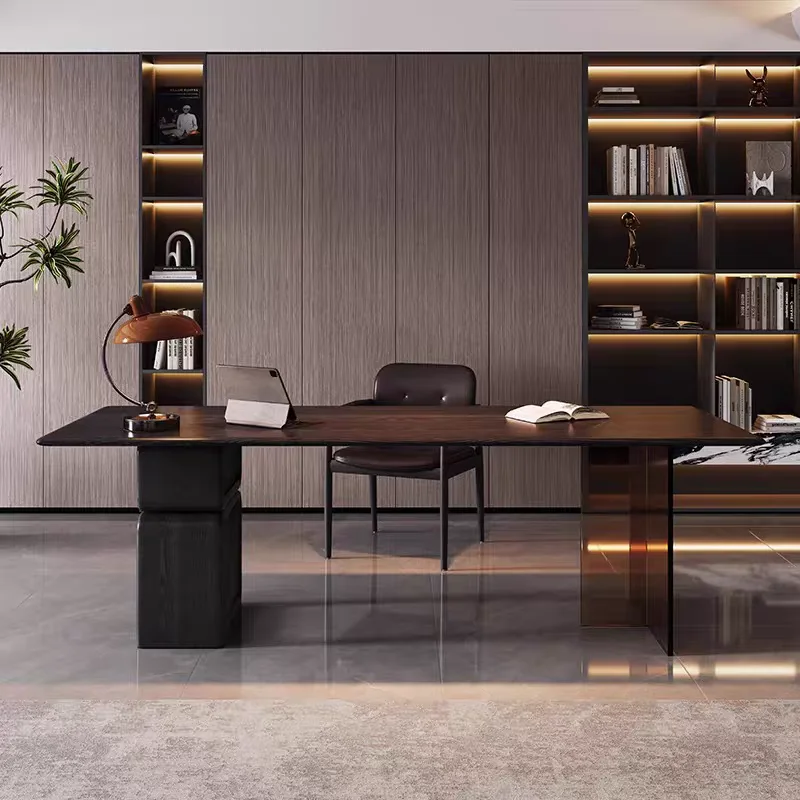 Contemporary Luxury Office Desk with Open Base & Acrylic Leg Spacious Minimalist Work Table for Home Office
Contemporary Luxury Office Desk with Open Base & Acrylic Leg Spacious Minimalist Work Table for Home Office