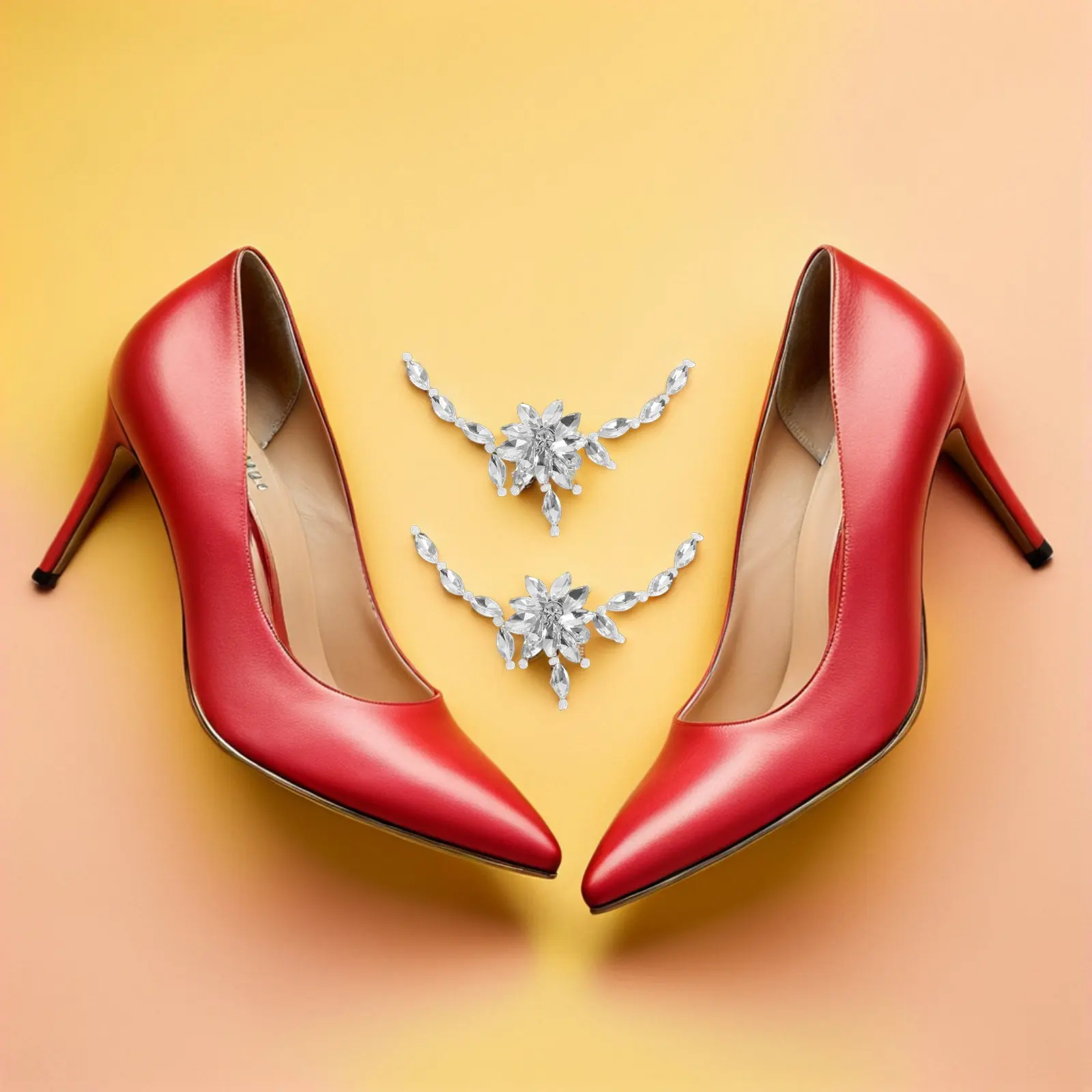 1 пара декоративных клипсов для обуви со стразами, съемные хрустальные пряжки для свадебных туфель, украшения для обуви на высоком каблуке
1 пара декоративных клипсов для обуви со стразами, съемные хрустальные пряжки для свадебных туфель, украшения для обуви на высоком каблуке