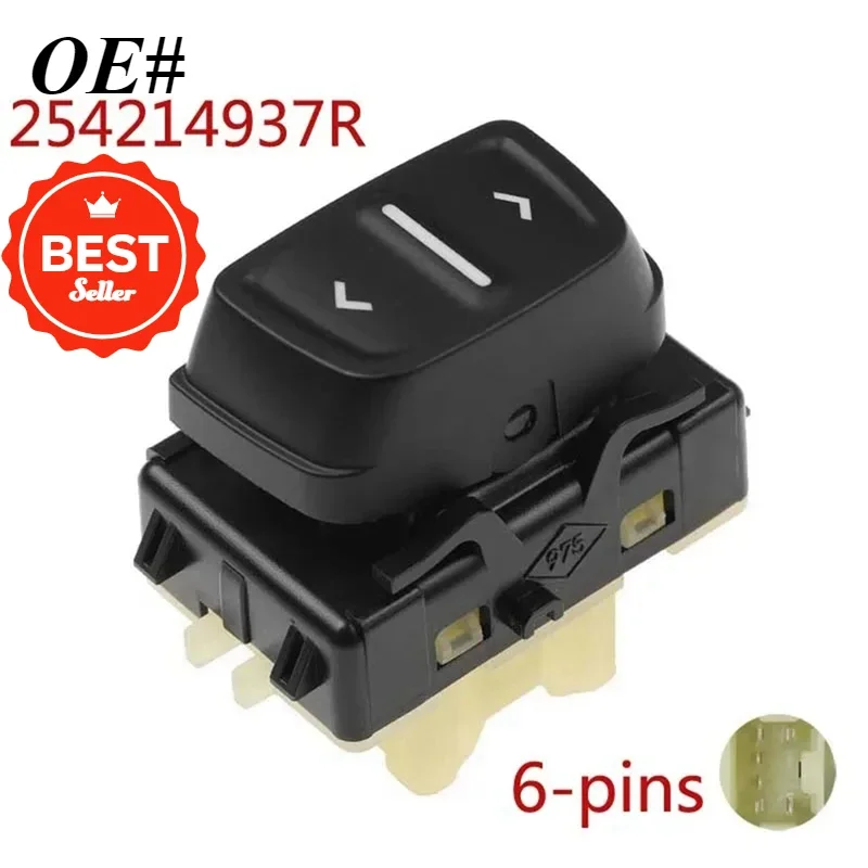 For Renault Car Glass Lifter Push Button Switch Power Window Control Single Switch 254214937R Replacement Parts Accessories
For Renault Car Glass Lifter Push Button Switch Power Window Control Single Switch 254214937R Replacement Parts Accessories