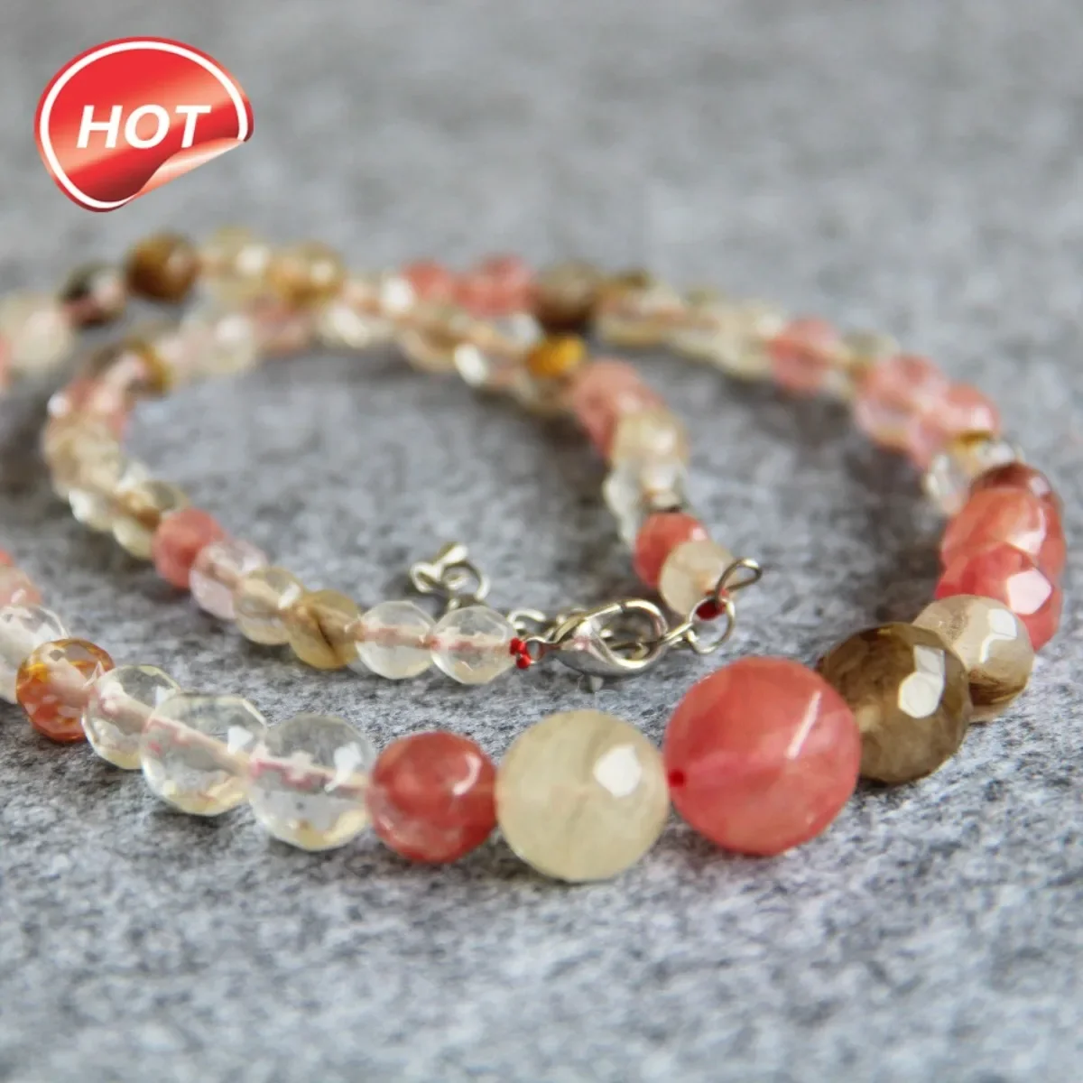 6-14mm Multicolor Round Faceted Watermelon Tourmaline Chalcedony Jade Necklace Beads Neckwear Women Girls Jewelry Making Design
6-14mm Multicolor Round Faceted Watermelon Tourmaline Chalcedony Jade Necklace Beads Neckwear Women Girls Jewelry Making Design