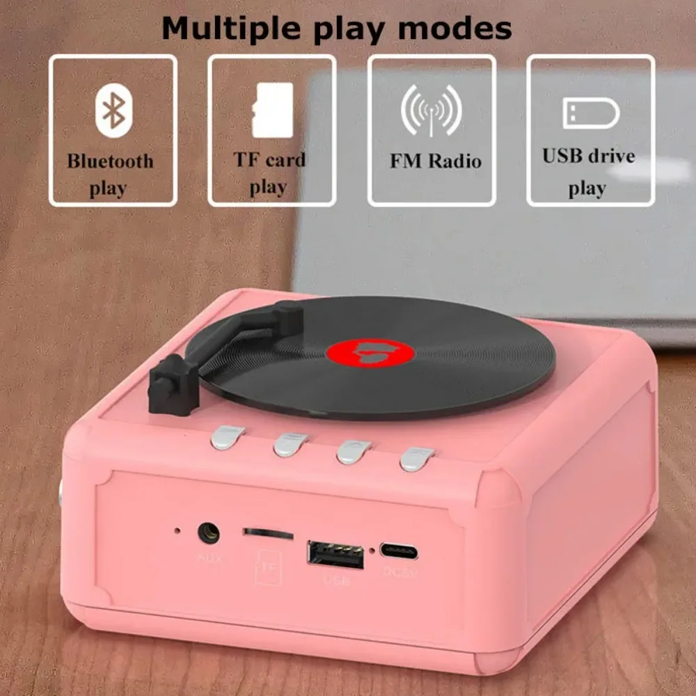 Portable FM Radio Buil-in Speaker Mini Retro CD Player Design Bluetooth Speaker USB TF Card MP3 Music Player Type-c Charging
Portable FM Radio Buil-in Speaker Mini Retro CD Player Design Bluetooth Speaker USB TF Card MP3 Music Player Type-c Charging