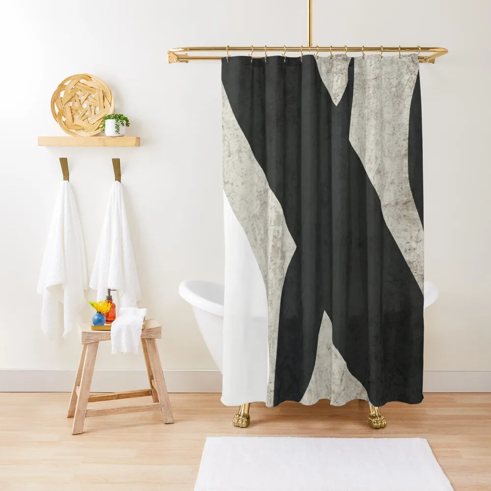 Beige and Black Abstract Shapes Shower Curtain Transparent Bathroom Shower Cover Curtain
Beige and Black Abstract Shapes Shower Curtain Transparent Bathroom Shower Cover Curtain