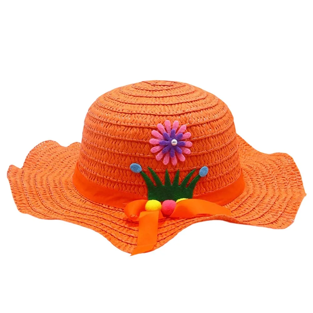 Sweet Handmade Straw Hat Wide Brim 3-7Year Beach Hat Flower Decoration Bucket Hat Summer
Sweet Handmade Straw Hat Wide Brim 3-7Year Beach Hat Flower Decoration Bucket Hat Summer