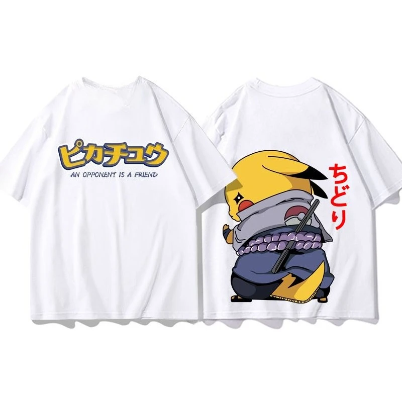 Naruto Animation Derivatives Joint Pikachu Print Short Sleeve Men Summer Naruto Sasuke Peripheral Clothes
Naruto Animation Derivatives Joint Pikachu Print Short Sleeve Men Summer Naruto Sasuke Peripheral Clothes