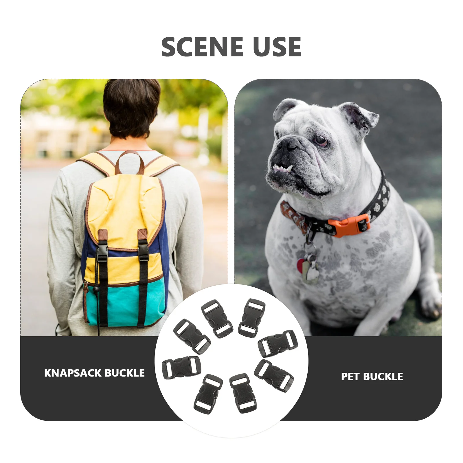 100pcs Plug Buckle Luggage Fastener Durable Plastic Side Release Buckles For Backpack Hiking Outdoor Replacement Multi-Function
100pcs Plug Buckle Luggage Fastener Durable Plastic Side Release Buckles For Backpack Hiking Outdoor Replacement Multi-Function