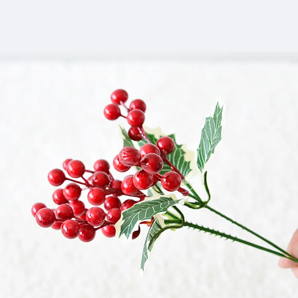 5Pcs Mini Red Berry Artificial Pine Needle Plant Xmas Decoration Realistic Christmas Tree Scene Fake Flower Party Decor 
5Pcs Mini Red Berry Artificial Pine Needle Plant Xmas Decoration Realistic Christmas Tree Scene Fake Flower Party Decor