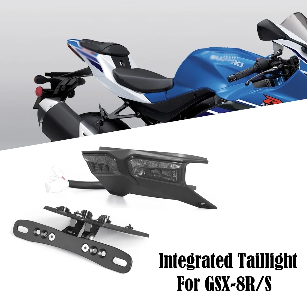2023 2024 2025 GSX 8S Tail Tidy Fender Eliminator Kit For Suzuki GSX-8R GSX8R GSX8S License Plate Bracket LED Turn Signal
2023 2024 2025 GSX 8S Tail Tidy Fender Eliminator Kit For Suzuki GSX-8R GSX8R GSX8S License Plate Bracket LED Turn Signal
