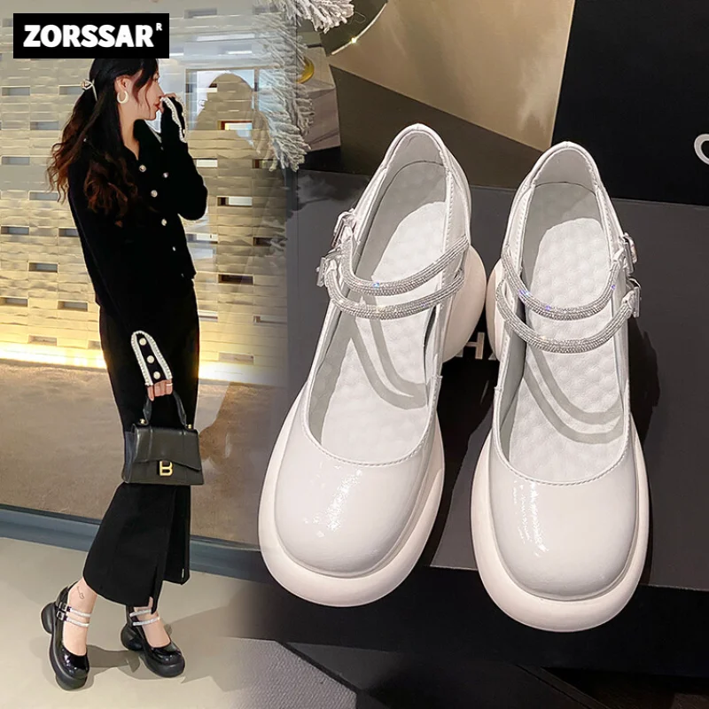 Women's Platform Chunky High Heels Ankle Buckle Strap Round Toe Non Slip Dress Pumps Mary Jane Lolita Pumps Punk Style
Women's Platform Chunky High Heels Ankle Buckle Strap Round Toe Non Slip Dress Pumps Mary Jane Lolita Pumps Punk Style