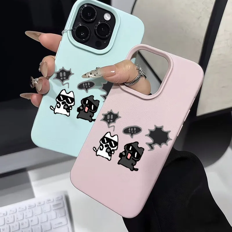 Sunglasses Cat Brothers Phone Case For iPhone 14 15 16 Plus Pro 11 12 13 Pro Max iPhone X XR XS Candy Color Lichee Pattern Cover
Sunglasses Cat Brothers Phone Case For iPhone 14 15 16 Plus Pro 11 12 13 Pro Max iPhone X XR XS Candy Color Lichee Pattern Cover