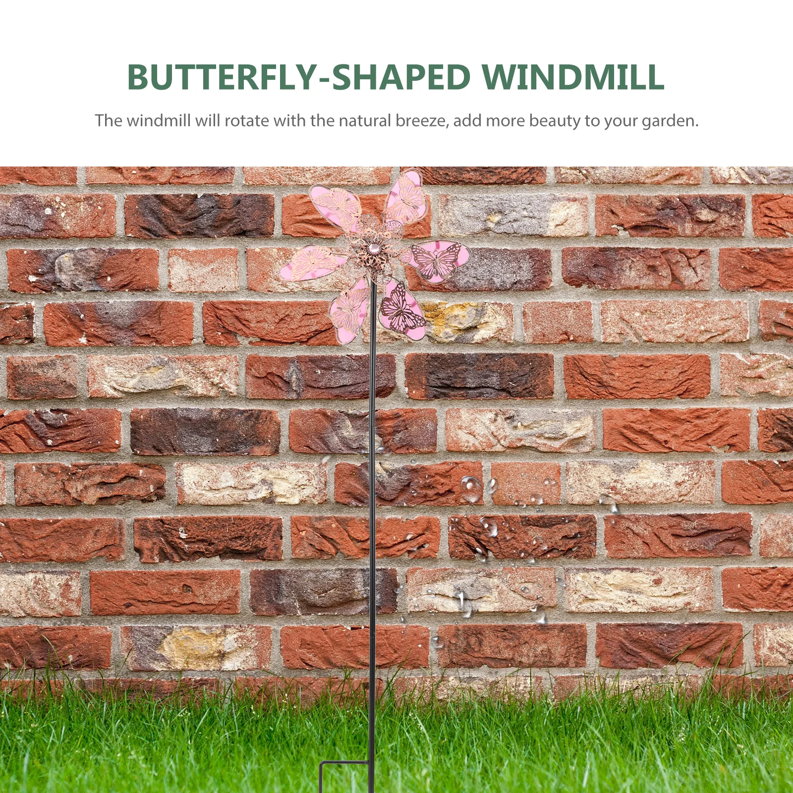 Luminous Outdoor Butterfly-Shaped Garden Iron Windmill Decorative Rotating Yard Ornament Night Glow Butterfly-Shaped Windmill
Luminous Outdoor Butterfly-Shaped Garden Iron Windmill Decorative Rotating Yard Ornament Night Glow Butterfly-Shaped Windmill
