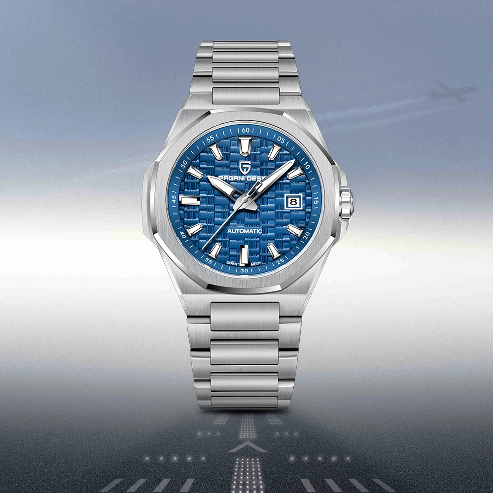 Механические часы PAGANI DESIGN 40 мм для деловых мужчин, роскошные, с сапфировым стеклом, антибликовым покрытием, автоматические, водонепроницаемые до 100 м, с люминесцентным покрытием
Механические часы PAGANI DESIGN 40 мм для деловых мужчин, роскошные, с сапфировым стеклом, антибликовым покрытием, автоматические, водонепроницаемые до 100 м, с люминесцентным покрытием