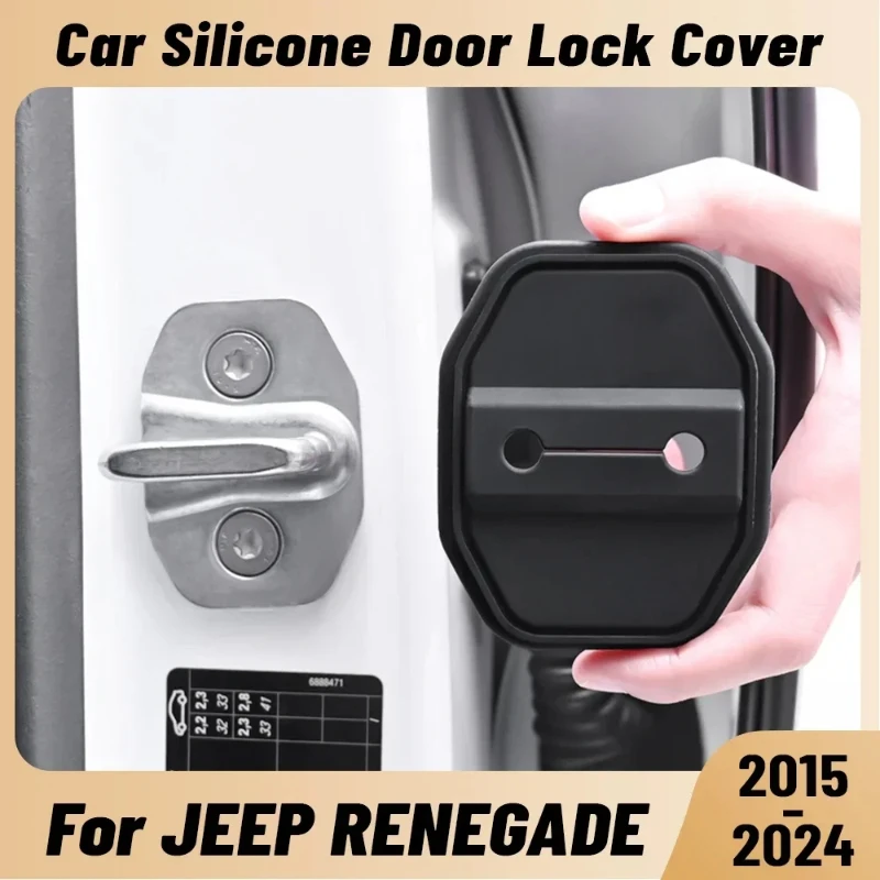 For JEEP RENEGADE 2015-2024 Car Door Shock Absorber Door Lock Protector Silicone Auto Door Lock Latches Cover Accessories
For JEEP RENEGADE 2015-2024 Car Door Shock Absorber Door Lock Protector Silicone Auto Door Lock Latches Cover Accessories